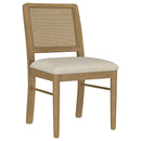  Coaster Furniture Arini 108932SWD Set of 2 Rattan Cane Dining Side Chair - Sand Wash IMAGE 2
