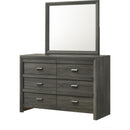  Crown Mark Valor B9335-11 Dresser Mirror - Grey IMAGE 2