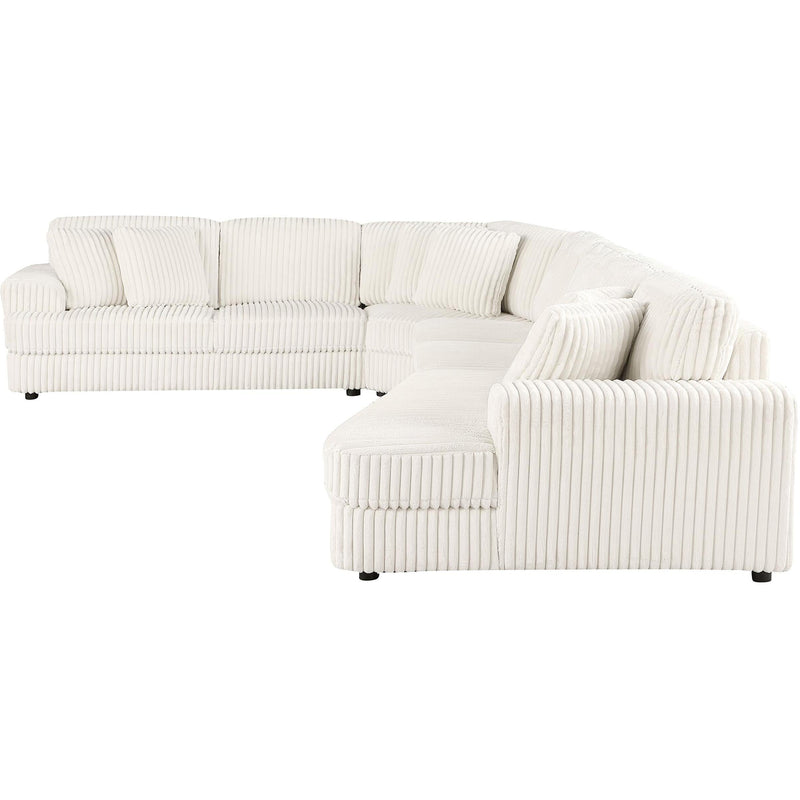  Coaster Furniture Emberson 508851-SEC 4-piece Upholstered Modular Sectional Sofa - Ivory IMAGE 4