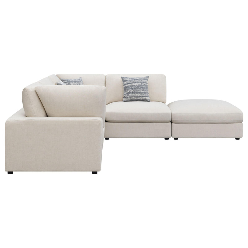  Coaster Furniture Serene 551321-SETC 5 pc Upholstered Modular Sectional - Beige IMAGE 5