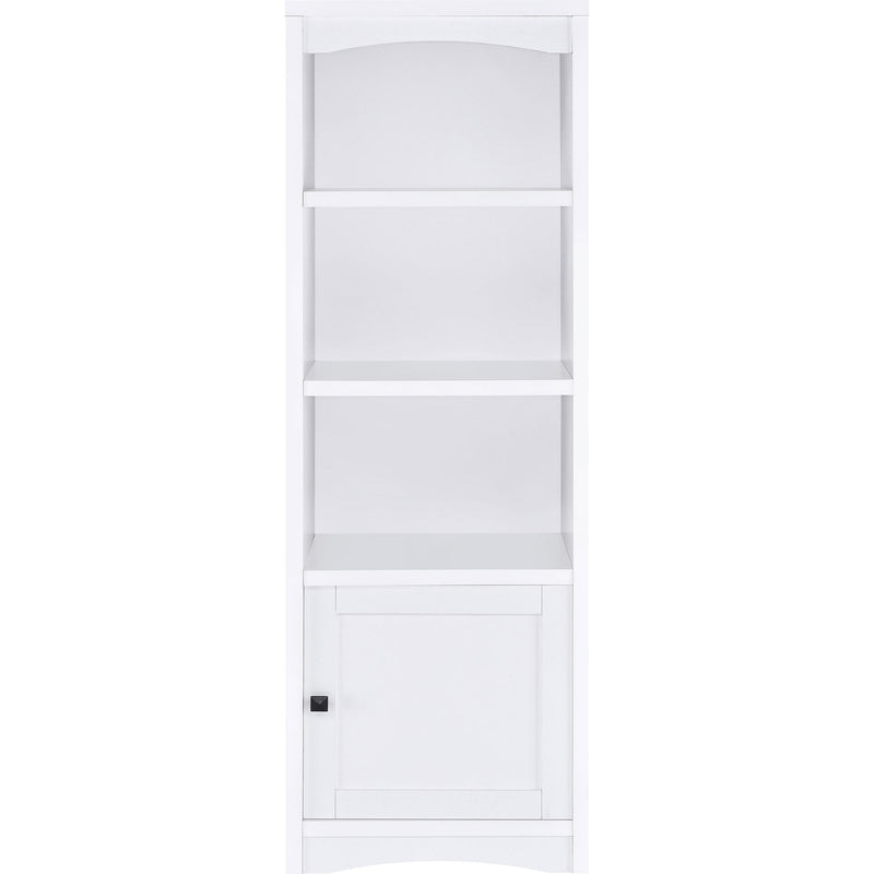  Coaster Furniture Laughlin 724114 3-shelf Engineered Wood Media Tower - White IMAGE 4