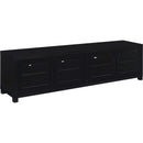  Coaster Furniture Jupiter 736303-SET 3-piece Entertainment Center 79-inch TV Stand - Black IMAGE 3