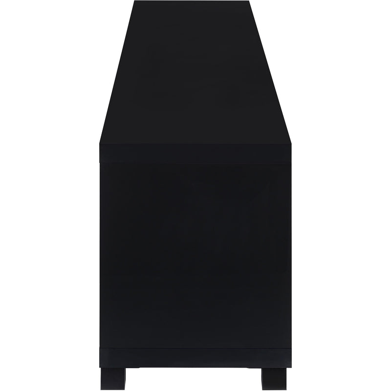  Coaster Furniture Jupiter 736303-SET 3-piece Entertainment Center 79-inch TV Stand - Black IMAGE 6