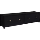  Coaster Furniture Jupiter 736303-SET 3-piece Entertainment Center 79-inch TV Stand - Black IMAGE 7