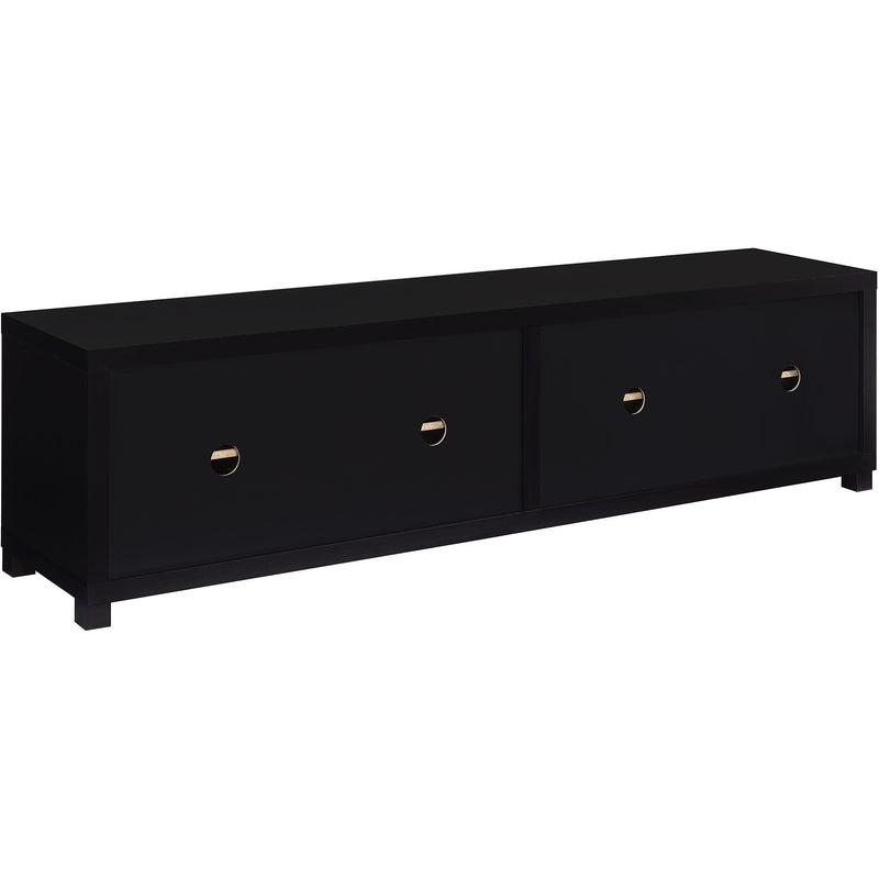  Coaster Furniture Jupiter 736303-SET 3-piece Entertainment Center 79-inch TV Stand - Black IMAGE 7