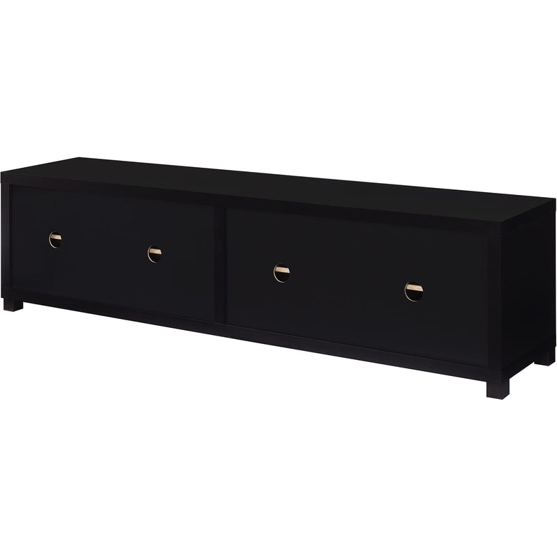  Coaster Furniture Jupiter 736303-SET 3-piece Entertainment Center 79-inch TV Stand - Black IMAGE 9