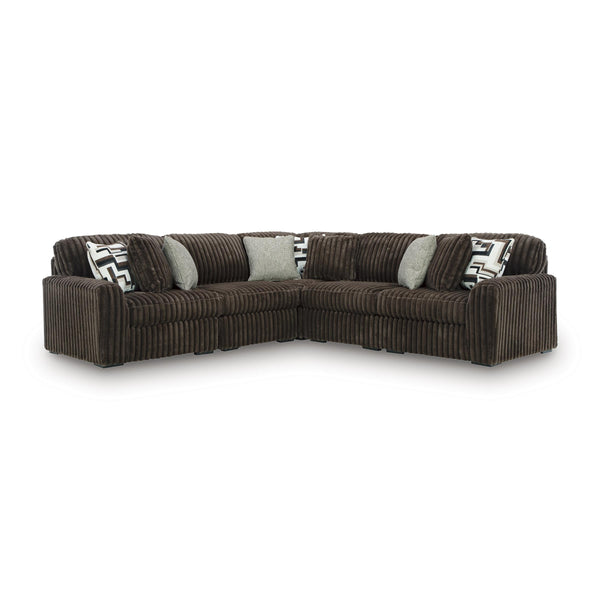  Signature Design by Ashley Midnight-Madness 98104S26 5 pc Sectional IMAGE 1