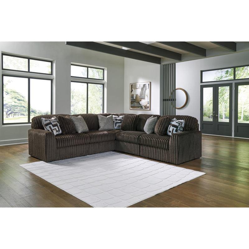  Signature Design by Ashley Midnight-Madness 98104S26 5 pc Sectional IMAGE 2