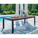  Signature Design by Ashley East Beach PCP587-625 Rectangular Dining Table with Umbrella Option IMAGE 4