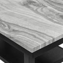  Crown Mark Marbel 1718SET 5 pc Dinette with Faux Marble Top IMAGE 5