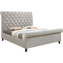  Crown Mark Kate 5103LG Queen Platform Bed - Light Grey Tweed IMAGE 1
