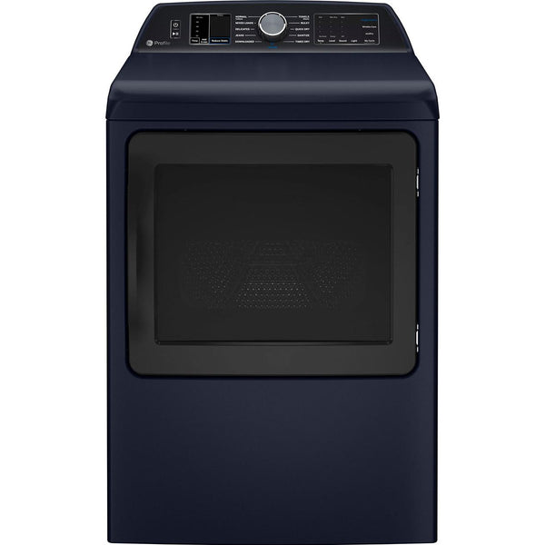  GE Profile 7.3 cu.ft. Electric Dryer with Steam and Washer Link PTD80EBPTRS IMAGE 1