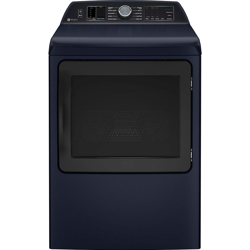  GE Profile 7.3 cu.ft. Electric Dryer with Steam and Washer Link PTD80EBPTRS IMAGE 1