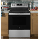  GE 30-inch Freestanding Electric Range with Crisp Mode GRF500SVSS IMAGE 6