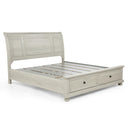  Crown Mark Claribelle B1820 Queen Storage Bed - White IMAGE 1