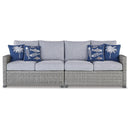  Signature Design by Ashley Naples Beach P439-854 RAF/LAF Loveseat with Cushion IMAGE 2