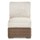  Signature Design by Ashley Beachcroft P791-846 Armless Chair with Cushion IMAGE 2