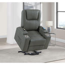 Coaster Furniture Armstrong Leather Look Lift Chair 609478P IMAGE 10