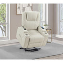  Coaster Furniture Armstrong Leather Look Lift Chair 609477P IMAGE 10