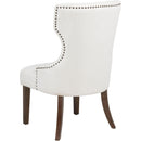  Coaster Furniture Baney 104507DOK Fabric Upholstered Dining Side Chair - Cream/Dark Oak IMAGE 6