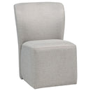  Coaster Furniture Jaelynn 107052BEI Set of 2 Upholstered Parsons Dining Side Chair - Beige IMAGE 10