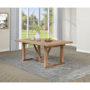 Coaster Furniture Middleton 108541 106-inch Extension Leaf Dining Table - Natural Brown IMAGE 12