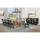  Coaster Furniture Middleton 108541 106-inch Extension Leaf Dining Table - Natural Brown IMAGE 3
