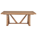 Coaster Furniture Middleton 108541 106-inch Extension Leaf Dining Table - Natural Brown IMAGE 7
