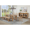  Coaster Furniture Middleton 108546NAT Set of 2 Solid Wood Dining Side Chair - Brown IMAGE 12