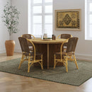  Coaster Furniture Lexley 109122 Set of 2 Woven Rattan Dining Side Chair - Brown IMAGE 11