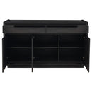  Coaster Furniture Leandro 115395 2-drawer Dining Sideboard Server - Burnished Black IMAGE 7