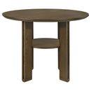  Coaster Furniture Ottowa 193668 47-inch Round Counter Height Dining Table - Brown IMAGE 2