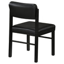  Coaster Furniture Kehoe 193922BLK Set of 2 Upholstered Dining Side Chair - Black IMAGE 7