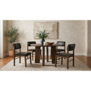  Coaster Furniture Strouse 193940WAL 47-inch Round Wood Dining Room Table - Walnut IMAGE 12