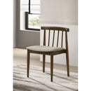  Coaster Furniture Cullen 193942WAL Set of 2 Dining Side Chair Upholstered Seat - Walnut IMAGE 2