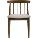  Coaster Furniture Cullen 193942WAL Set of 2 Dining Side Chair Upholstered Seat - Walnut IMAGE 4