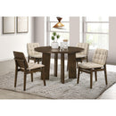  Coaster Furniture Redbridge 193952WAL Set of 2 Velvet Upholstered Side Chair - Cream/Walnut IMAGE 13