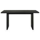  Coaster Furniture Decker 193958BLK 70-inch Rectangular Wood Counter Height Dining Table - Black IMAGE 6