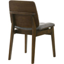  Coaster Furniture Redbridge 193962WAL Set of 2 Velvet Upholstered Side Chair - Grey/Walnut IMAGE 8