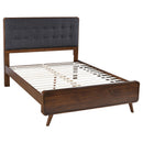  Coaster Furniture Robyn 205131F Wood Full Platform Bed - Dark Walnut IMAGE 1