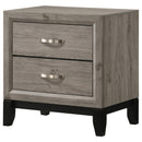  Coaster Furniture Valen 215912 2-drawer Nightstand Bedside Table - Light Taupe IMAGE 11
