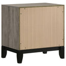  Coaster Furniture Valen 215912 2-drawer Nightstand Bedside Table - Light Taupe IMAGE 6