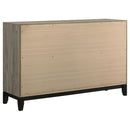  Coaster Furniture Valen 215913 6-drawer Bedroom Dresser Cabinet - Light Taupe IMAGE 5