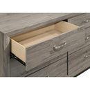  Coaster Furniture Valen 215913 6-drawer Bedroom Dresser Cabinet - Light Taupe IMAGE 6