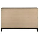  Coaster Furniture Valen 215913 6-drawer Bedroom Dresser Cabinet - Light Taupe IMAGE 8