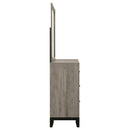  Coaster Furniture Valen 215913M 6-drawer Bedroom Dresser and Mirror - Light Taupe IMAGE 3
