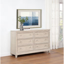  Coaster Furniture Pembroke 215923 6-drawer Bedroom Dresser Cabinet - Washed Oak IMAGE 2