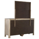  Coaster Furniture Solano 222523M 9-drawer Bedroom Dresser with Mirror - Weathered Mango IMAGE 2