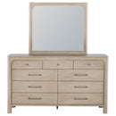  Coaster Furniture Solano 222523M 9-drawer Bedroom Dresser with Mirror - Weathered Mango IMAGE 8