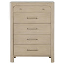  Coaster Furniture Solano 222525 5-drawer Bedroom Chest - Weathered Mango IMAGE 8